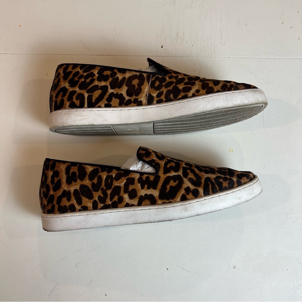 Birdies- The Swift Leopard Calf Print Slide On Fa… - image 5